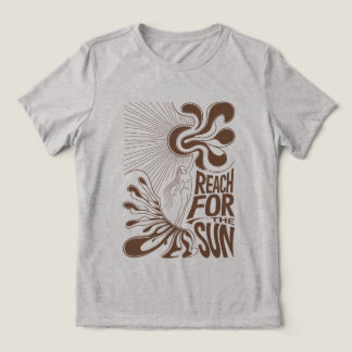Reach For The Sun: Psychedelic T-Shirt Design with トライブレンドＴシャツ