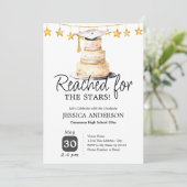 Reached for the Stars Graduation Party One Photo  招待状 (スタンド正面)