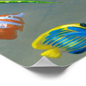 Reaching For Sunset ART PRINT big eyed mermaid ポスター (角)