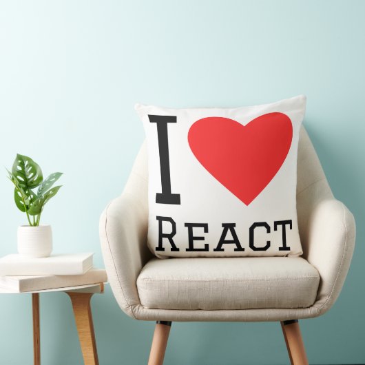 Reactが好き クッション (椅子)