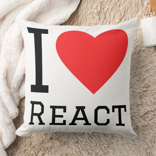 Reactが好き クッション (ブランケット)