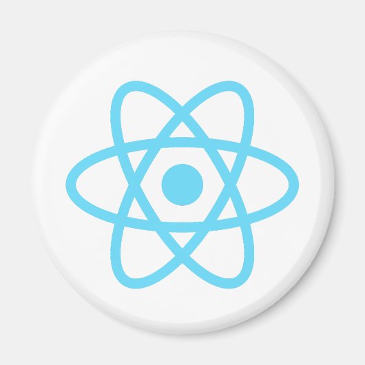 React js開発者オリジナル マグネット (正面)