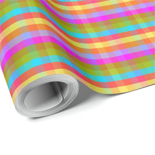 Reactive Plaid CR ラッピングペーパー (ロールコーナー)