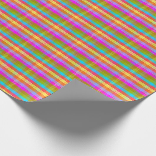 Reactive Plaid CR ラッピングペーパー (角)