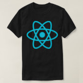 ReactJS JavaScriptプログラマ Tシャツ (デザイン正面)