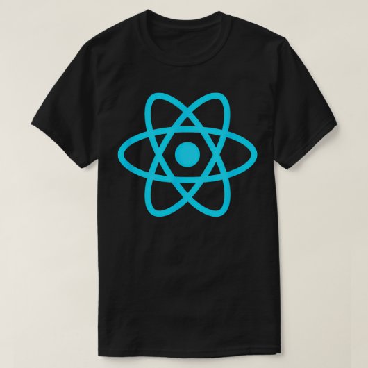ReactJS JavaScriptプログラマ Tシャツ (デザイン正面)