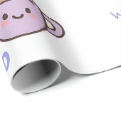 Read And Recharge Wrapping Paper Kawaii Book Lover ラッピングペーパー (ロールコーナー)