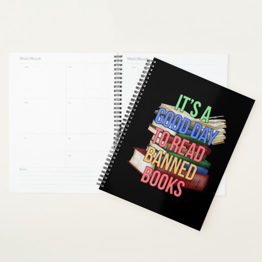 Read Banned Books Librarian Bookworm Book Reader プランナー手帳 (ディスプレー)