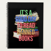 Read Banned Books Librarian Bookworm Book Reader プランナー手帳 (正面)