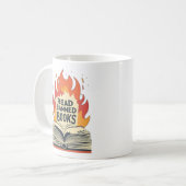 Read Banned Books! Mug コーヒーマグカップ (正面左)