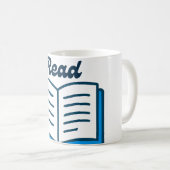 Read Book Lover コーヒーマグカップ (正面右)