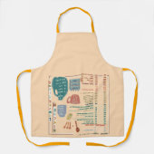 READ it WHILE you wear UPSIDE DOWN Reference  エプロン (正面)