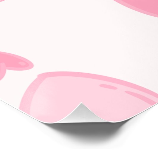 Read • Love • Display – Cat & Book Glossy Poster ポスター (コーナー)