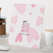 Read • Love • Display – Cat & Book Pedestal Sign 台座サイン (インサイチュ)