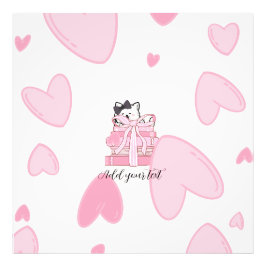 Read • Love • Display – Cat & Book Photo Enlargeme フォトプリント