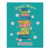 Read More Books - Classroom Library Glossy Poster ポスター (正面)