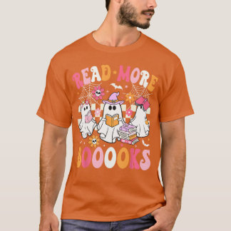 Read More Books Ghosts Reading Book Funnyeacher Ha Tシャツ
