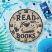 Read More Books Reading Lover Gift ペーパープレート (パーティー)