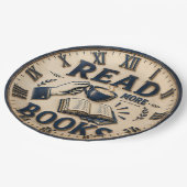 Read More Books Reading Lover Gift ペーパープレート (アングル)