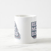Read More Books Retro Typography Mug コーヒーマグカップ (中央)