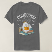 Read more boooooks Cute Ghost Read more boooooks H Tシャツ (デザイン正面)