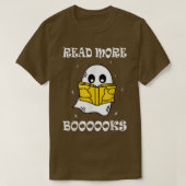 Read more boooooks Cute Ghost Read more boooooks H Tシャツ (デザイン正面)