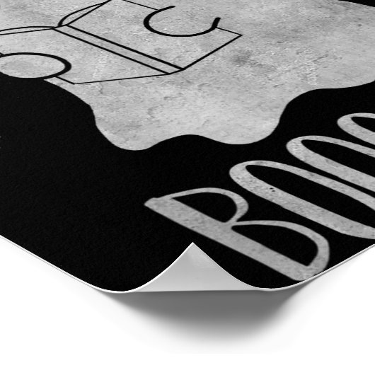 Read More Boooooks Funny Cute Halloween Ghost Read ポスター (角)