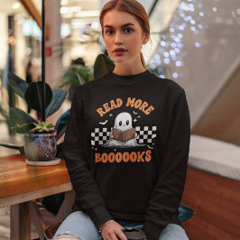 Read More Boooooks Funny Halloween  スウェットシャツ