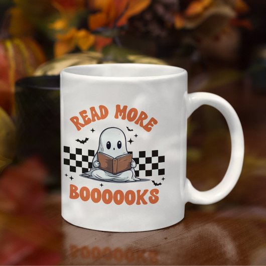 Read More Boooooks Halloween Gift コーヒーマグカップ
