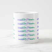 Read More in Green and Blue ジャンボコーヒーマグカップ (正面)