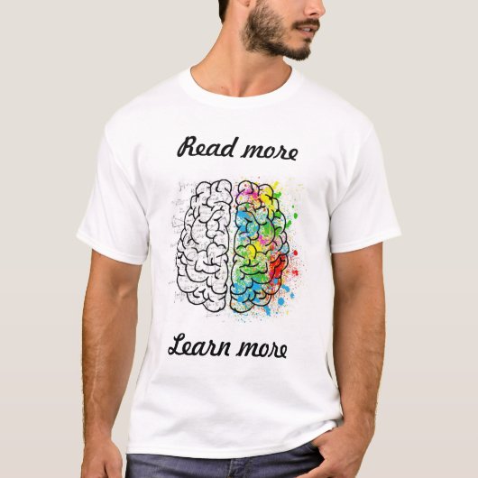 Read more learn more tシャツ (正面)