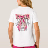 Read More Worry Less Coquette Pink Bow Tシャツ (裏面)