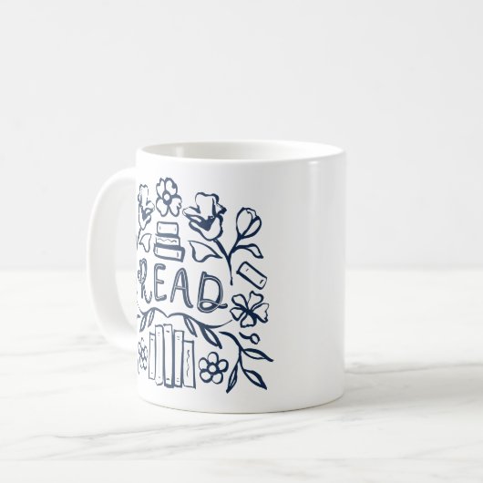 Read mug コーヒーマグカップ (正面左)