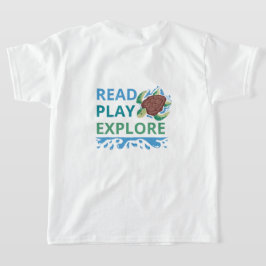 Read Play Explore オーシャンテーマ ガールズTシャツ Tシャツ