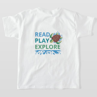 Read Play Explore オーシャンテーマ ガールズTシャツ Tシャツ