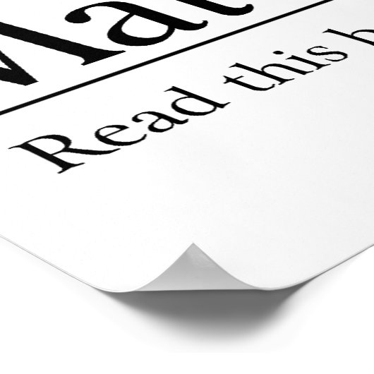 Read the Bible Matthew 7:24-27 ポスター (角)