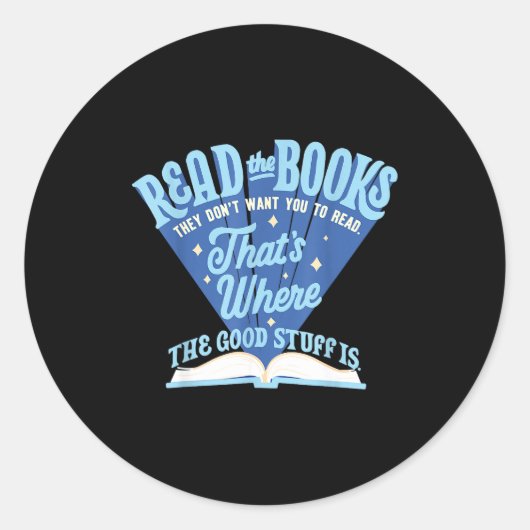 Read The Book They Don't Want You To Read  ラウンドシール (正面)