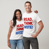 Read Think Vote - 2026年中間選挙 Tシャツ (ユニセックス)