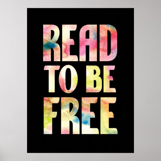 Read to be Free poster ポスター (正面)