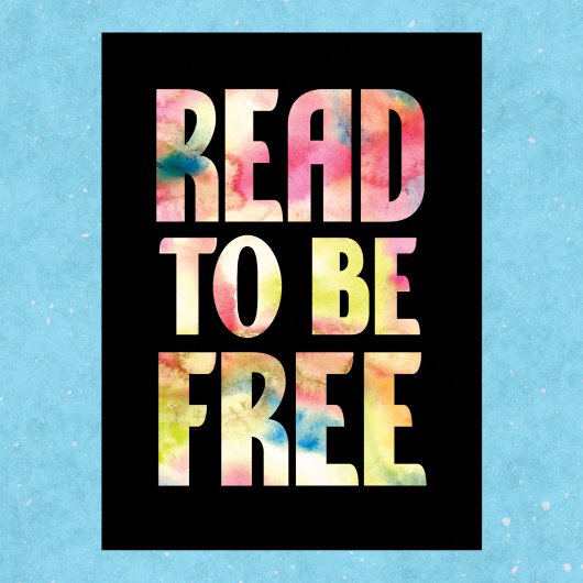 Read to be Free poster ポスター