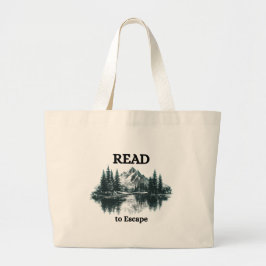 Read to Escape – Read to Escape Tote Bag ラージトートバッグ
