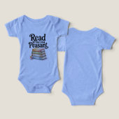 Read to Me You Peasant Funny Infant Bodysuit (デザイン正面&裏面)