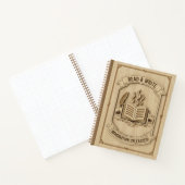 Read & Write Imagination Unleashed Wood Journal ノートブック (内部)