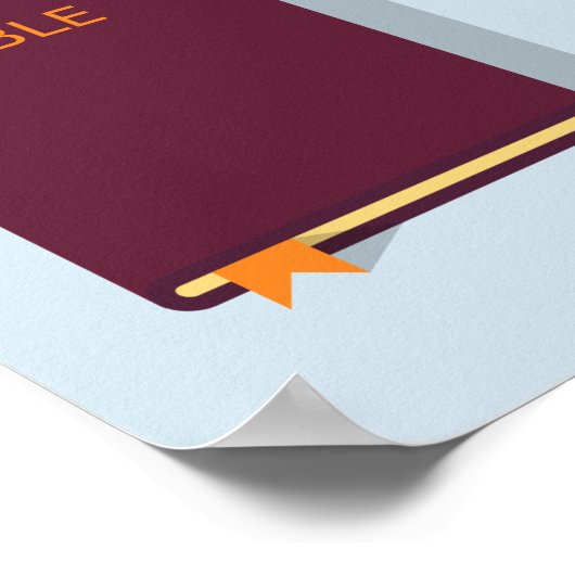 Read your bible ポスター (角)