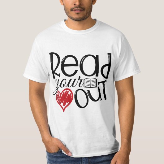 Read Your Heart Out Book Lovers - Reading or Engli Tシャツ (正面)