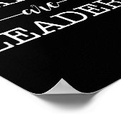 Reader Are Leaders - Uplifting Motivational Slogan ポスター (角)
