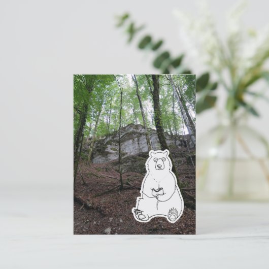 Reader Bear ポストカード (スタンド正面)