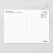 Reader Bear ポストカード (裏面)