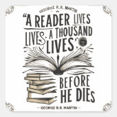 Reader Livesステッカー スクエアシール (正面)