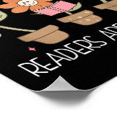 Readers Are Leaders Motivational Reading Book Quot ポスター (角)